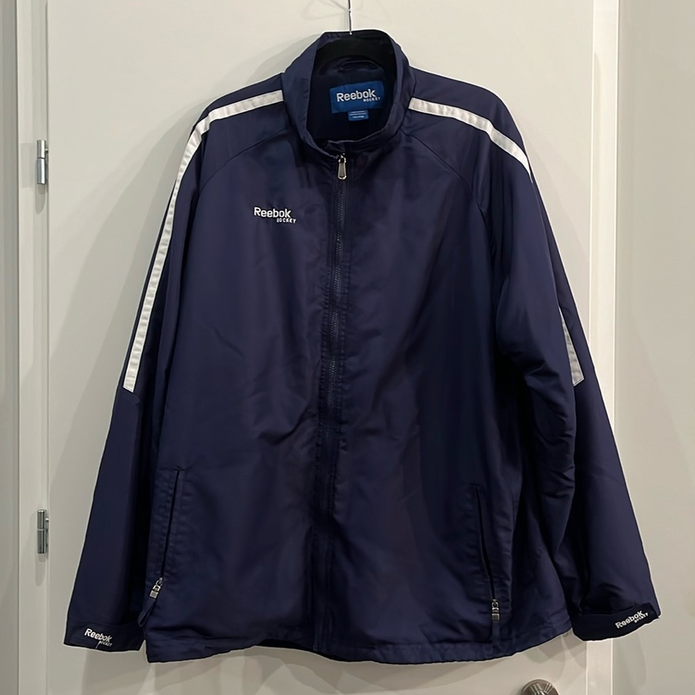 Mens Reebok Hockey Fleece Lined Jacket